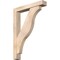 Ekena Millwork Funston Block Smooth Bracket w/ Offset Brace, Douglas Fir, 5 1/2"W x 32"D x 44"H BKT0604X32X44FST05SDF - alternate 1